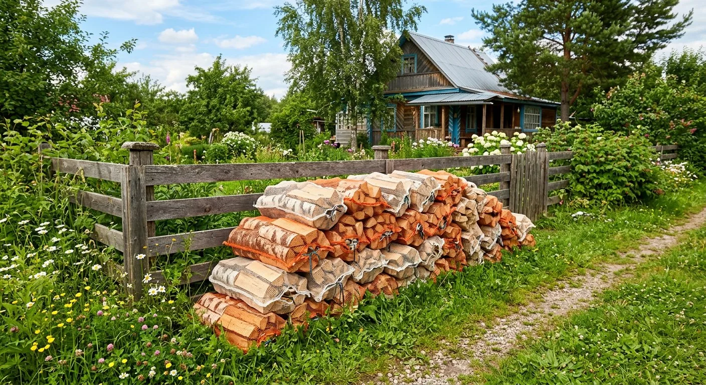 Дрова для дачи в Иркутске